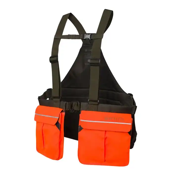 Neue Ware Beretta Riemen-Weste, Green Moss & Orange